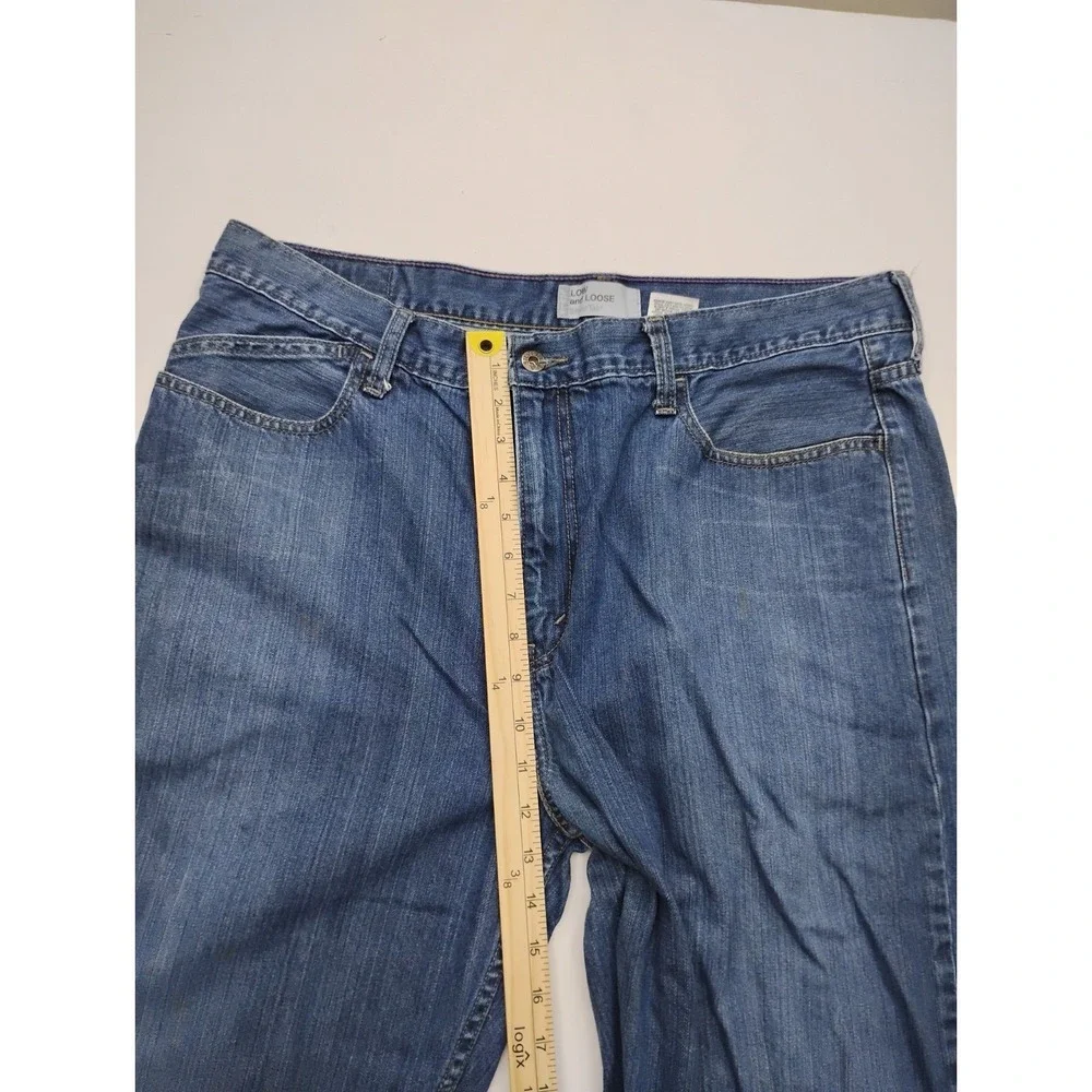 Levis Silver Tab Low and Loose Fit Baggy Wide Leg Jeans 36x26 Street Vintage Y2K